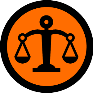 illustration of the scales of justice