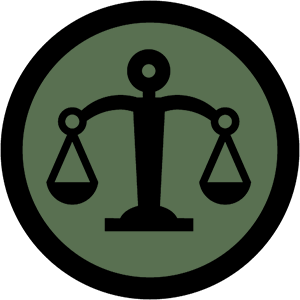 illustration of the scales of justice